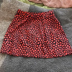 J. Crew Hearts Skirt ♥️